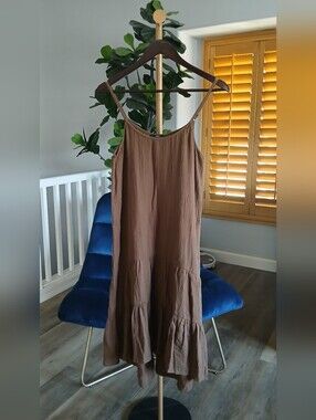 Drew dress in Chocolate Brown. Size XS